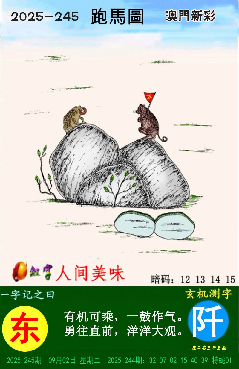 245期 跑马图